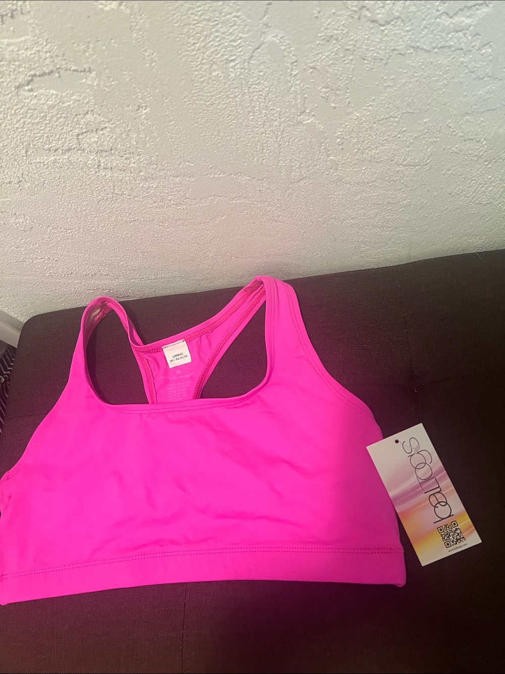 #2461**Bright Pink Sports Bra - Unbranded - Picture 4 of 16